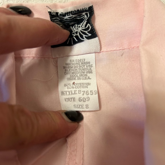 Vintage Randi of California Pink Pastel Floral Sleeveless Romper Belt Size 8 - Picture 7 of 8